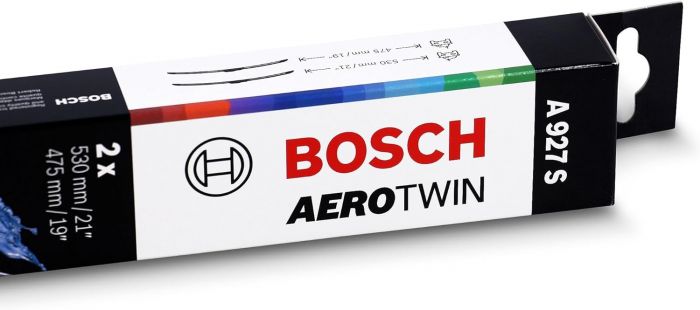 Склоочисник BOSCH Aerotwin безкаркасний комплект 530/475мм (3 397 118 927)
