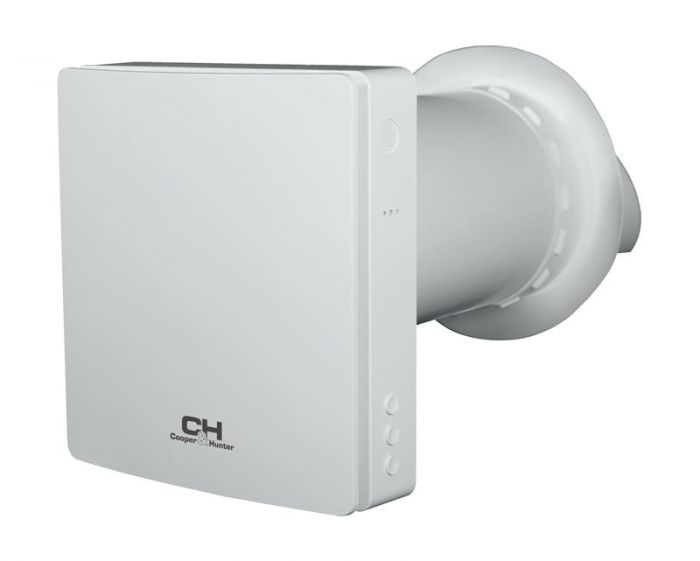Рекуператор Cooper&Hunter Easy Vent 60м3/г Wi-Fi датчик СО2 Wi-Fi білий