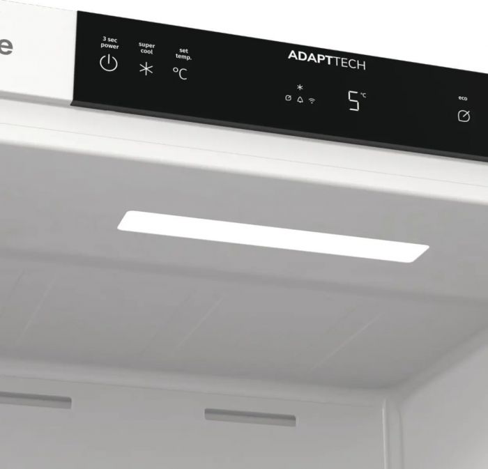 Холодильна камера Gorenje вбудована, 177х55х54см, 1 двері, 300л, А+, FrostLess , Зона св-ті, Внутр. Диспл, Wi-Fi, Білий