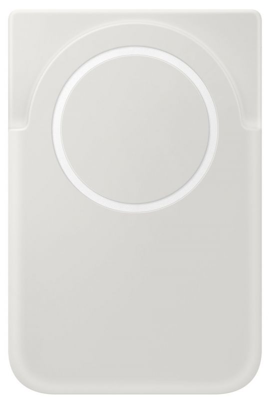 Акумулятор портативний літій-іонний Samsung Magnet Wireless Battery Pack 5000мА•год, 20Вт PD/Qi2 15Вт, сірий світлий
