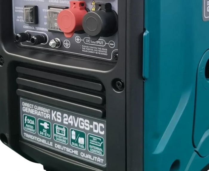 Генератор постійного струму бензиновий Konner&Sohnen KS24VGS-DC