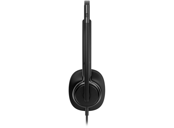 Гарнітура комп'ютерна стерео On-ear HP Poly Mission 425, USB-A, USB-C, Uni-mic, AI noise cancelling, Cертифікати Teams, Zoom, Google Meet, чорний
