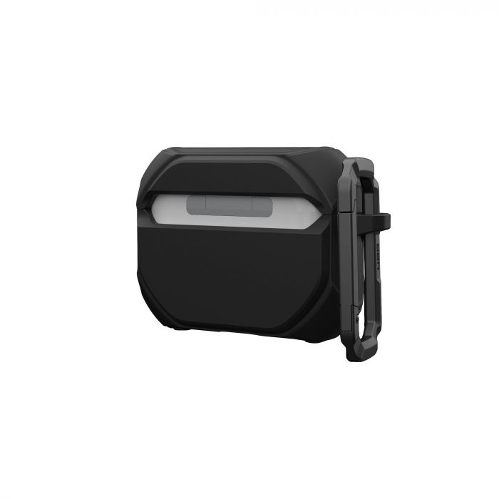 Чохол UAG для AirPods Pro (Gen 3, 2025) with Built-in Phone Stand, Monarch, Black/Silver