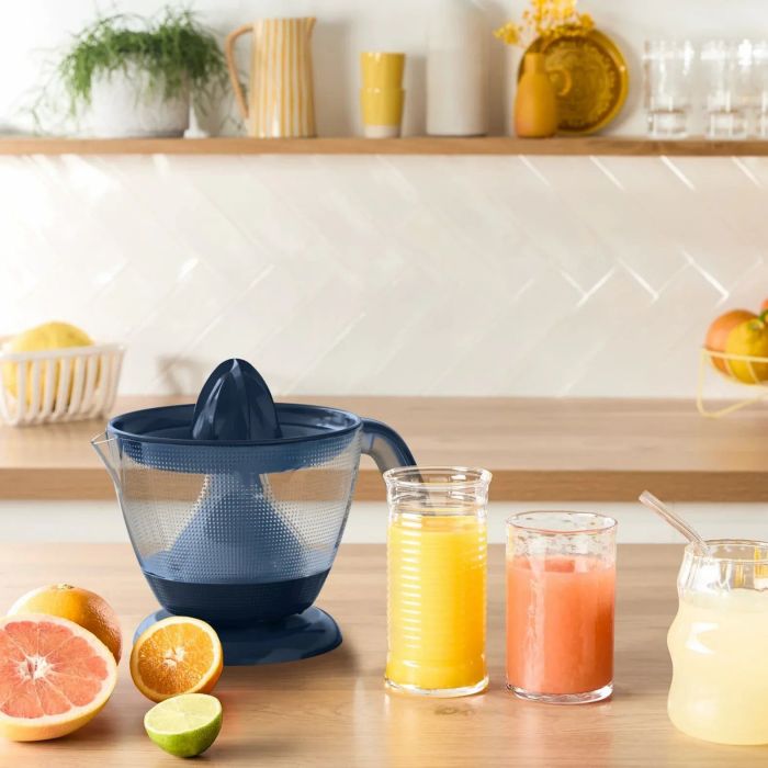 Соковитискач Tefal Morning Blue цитрус-прес 25Вт, чаша-0.8л, пластик, синій