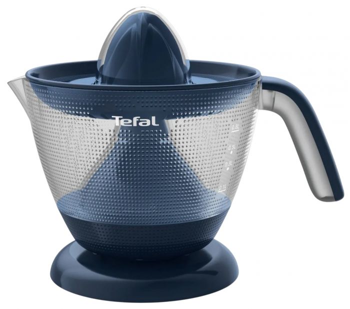 Соковитискач Tefal Morning Blue цитрус-прес 25Вт, чаша-0.8л, пластик, синій