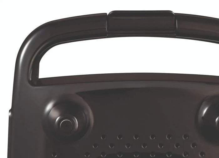 Сендвічмейкер Tefal Croc Time 700Вт, 1 пластина-гриль, корпус-пластик, чорно-сріблястий