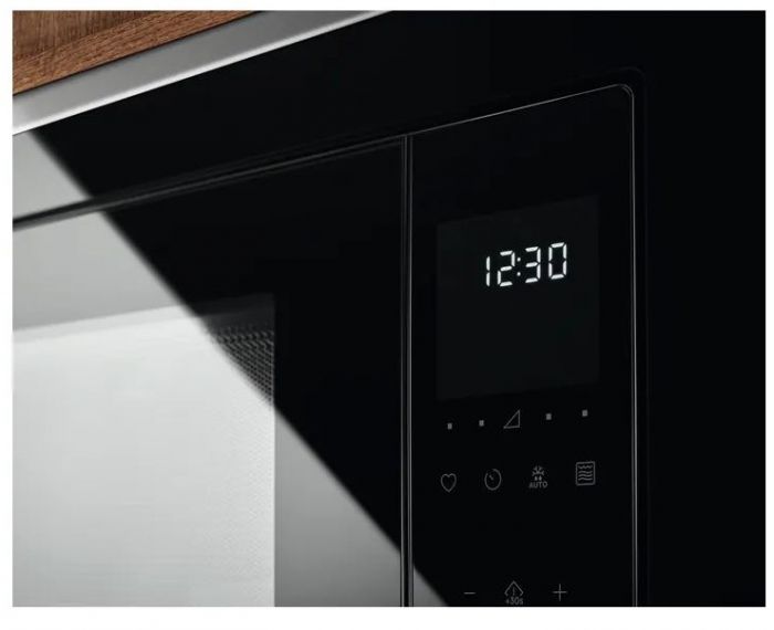 Мікрохвильова піч Electrolux вбудована, 25л, електрон. керування, 900Вт, гриль, дисплей, чорний