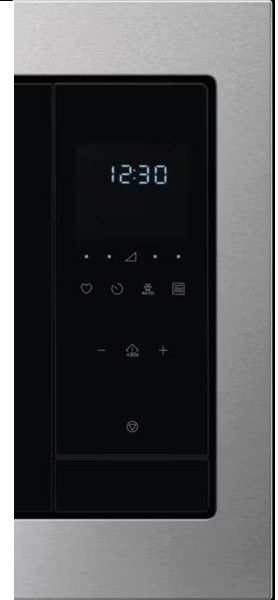 Мікрохвильова піч Electrolux вбудована, 25л, електрон. керування, 900Вт, гриль, дисплей, нерж