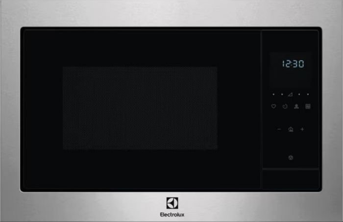Мікрохвильова піч Electrolux вбудована, 25л, електрон. керування, 900Вт, гриль, дисплей, нерж