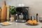 Кавоварка Gorenje ріжкова 1.5л, мелена, ручний капучинатор, чорний