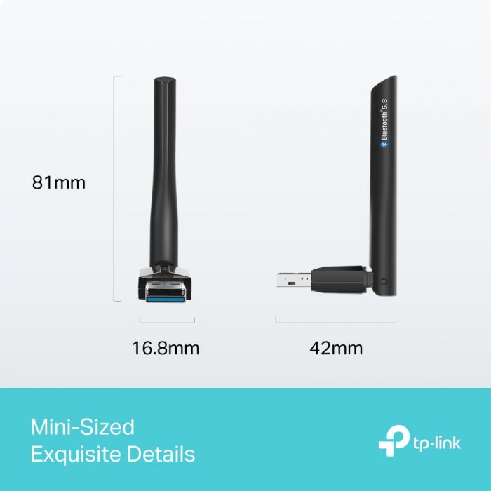 Адаптер Bluetooth TP-LINK UB500 Plus BT 5.3, USB