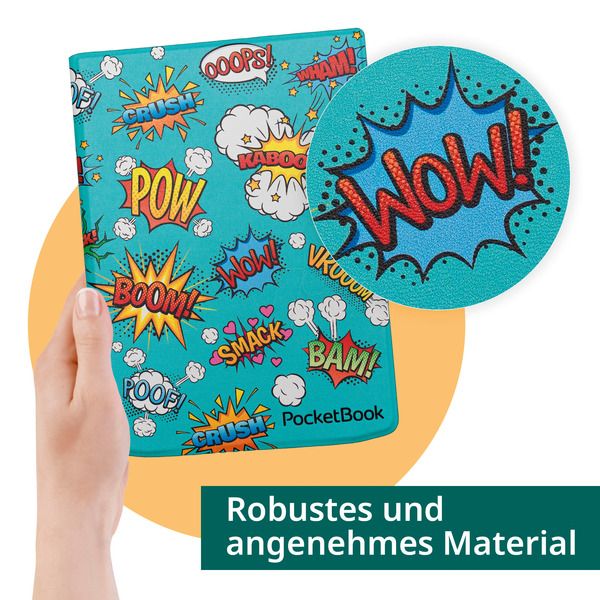 Чохол PocketBook 743 Flip series, comic print