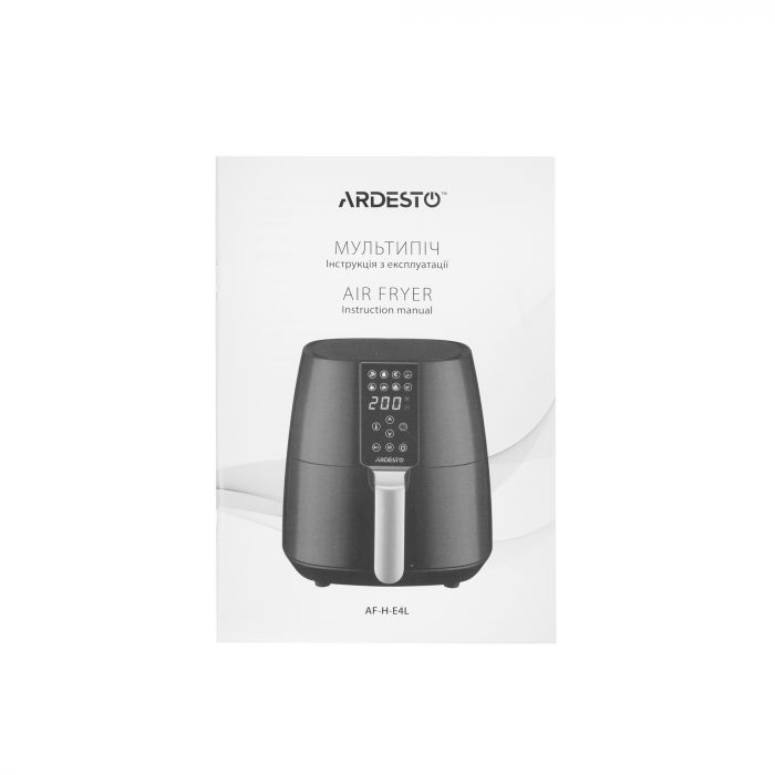 Мультипіч ARDESTO 1450Вт, чаша-4л, сенсорне керув., 8 авто. програм, пластик, чорний