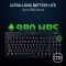 Клавіатура механічна Razer BlackWidow V4 Low-profile TKL HyperSpeed, 87key, Green Switch, USB-A/WL/BT, EN, RGB, чорний