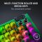 Клавіатура механічна Razer BlackWidow V4 75%, 83key, Mechanical Tactile Switch GEN-3, USB-A, EN, RGB, Phantom Green Ed.