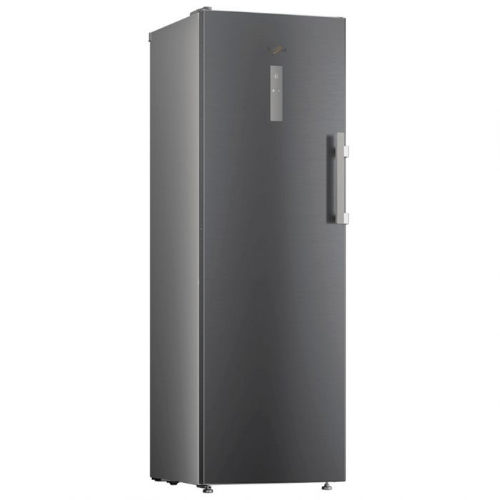 Морозильна камера Whirlpool, 186.5x59.7х70.9, 286л, E, NF, дисплей, інв., нерж
