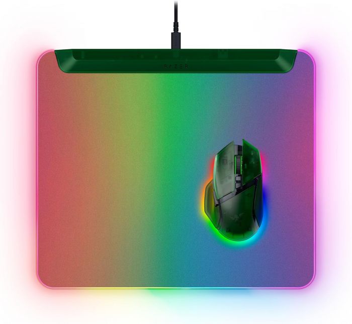 Ігрова поверхня Razer  Firefly V2 Pro, М (360х278х4.6мм), RGB, Phantom Green Ed.