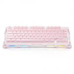 Клавіатура механічна GravaStar Mercury K1 80keys, GravaStar x Kailh Cheery Pink, EN, BT/WL/USB, Sakura Pink