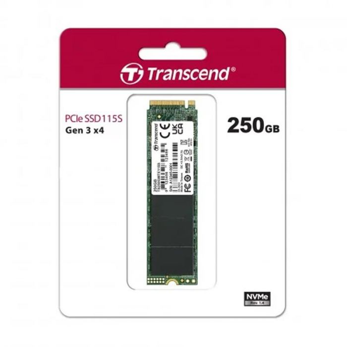 Накопичувач SSD Transcend M.2 250GB PCIe 3.0 MTE115S