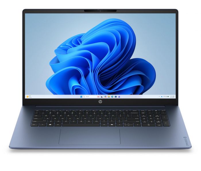 Ноутбук HP OmniBook 3 AI PC 17-dg0004ua 17.3" FHD IPS AG, Intel 7-350, 16GB, F512GB, UMA, DOS, синій