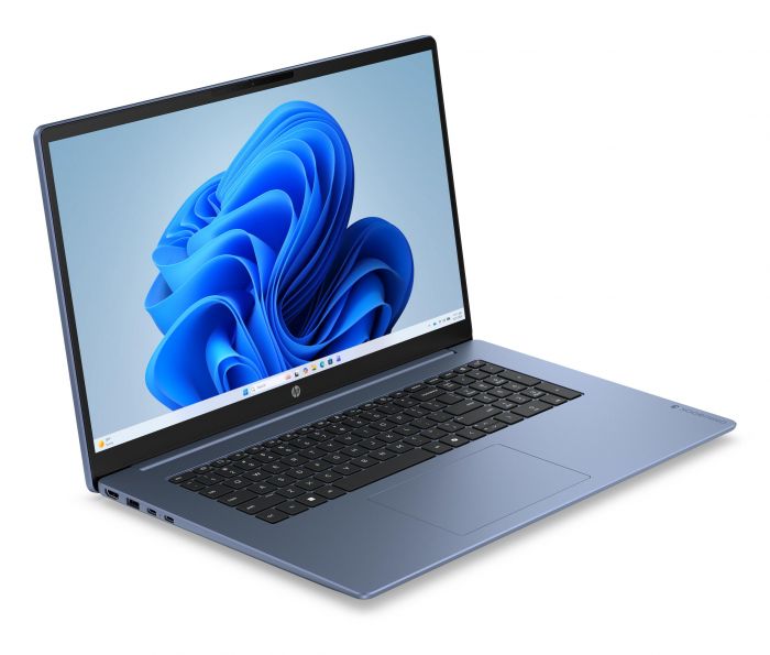 Ноутбук HP OmniBook 3 AI PC 17-dg0004ua 17.3" FHD IPS AG, Intel 7-350, 16GB, F512GB, UMA, DOS, синій