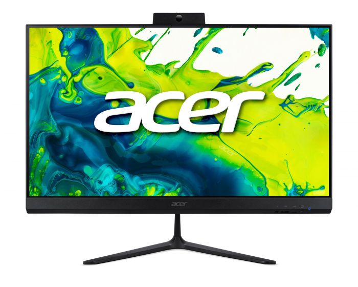 Комп'ютер персональний моноблок Acer Aspire C24B-GCZN 23.8" FHD, AMD R3-5400U, 16GB, F512GB, UMA, WiFi, кл+м, Lin, чорний
