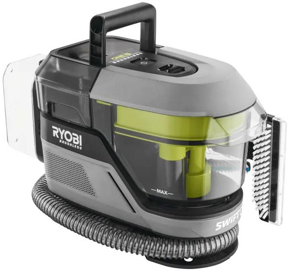 Пилосос акумуляторний миючий Ryobi ONE+ RDC18BL-0 18В 73Вт контейнер для води чиста/брудна 1/0.6л 4.2кг без АКБ та ЗП