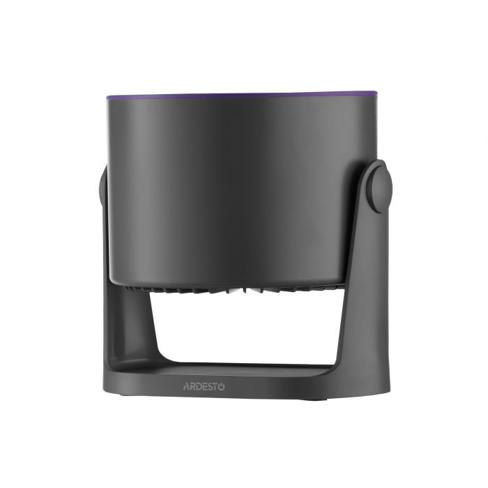 Вентилятор ARDESTO OneBreeze FT-M75GR настільний/настінний, 12см, ел. кер-ня, дисплей, акумулятор, USB-A Type-C, сірий