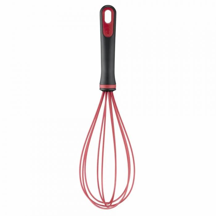 Вінчик Tefal Ingenio, пластик, силікон, чорно-червоний