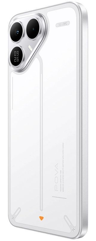 Смартфон TECNO POVA 8 5G (LK6) 6.76" 8/256ГБ, 2SIM, 8000мА•год, Arc White