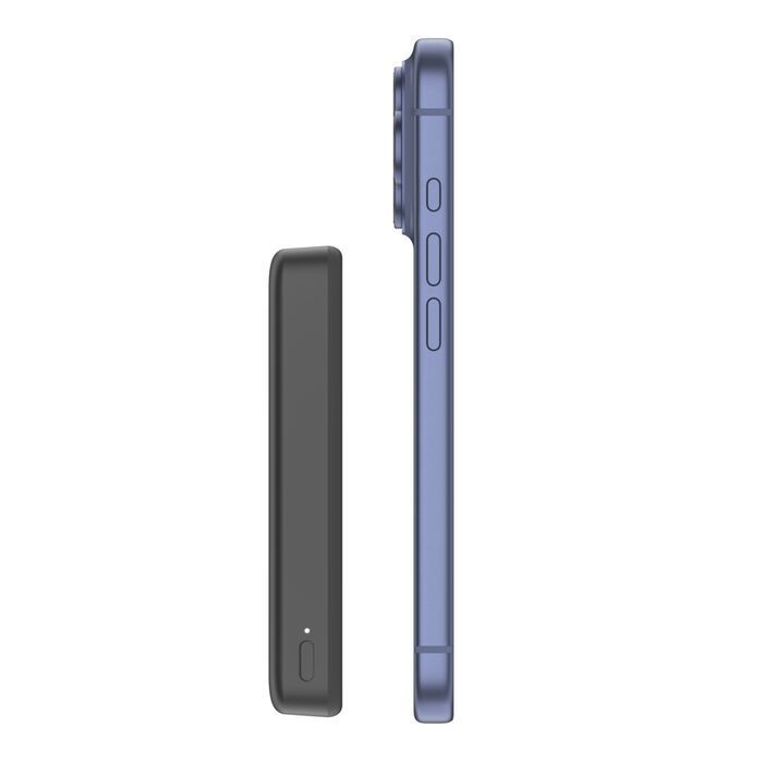 Акумулятор портативний літій-іонний Power Bank Belkin 10000мА·год, 20Вт PD/Qi2 7.5Вт, Slim Magnetic, чорний