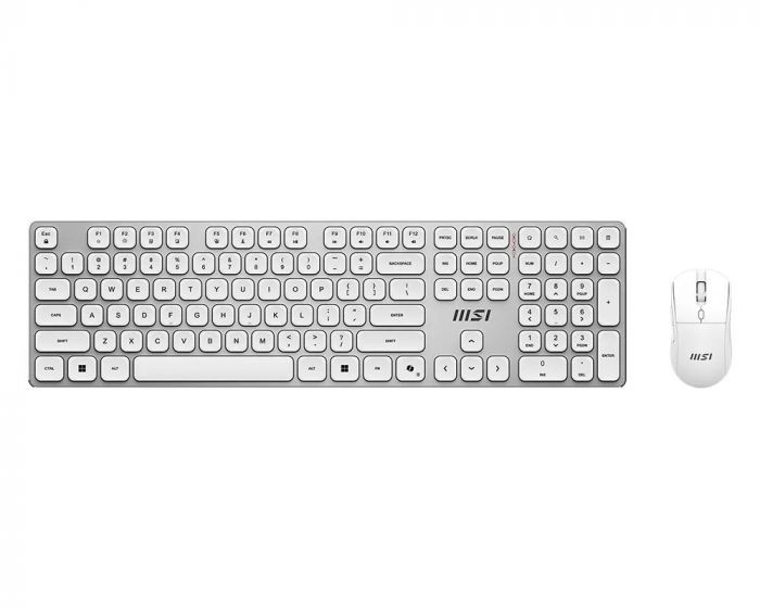 Комплект клавіатура та миша MSI FORGE K210 W COMBO WHITE UA, Wireless