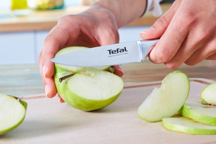 Кухонний ніж для овочів Tefal Ultimate, 9см, нержавіюча сталь