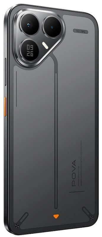 Смартфон TECNO POVA 8 5G (LK6) 6.76" 8/128ГБ, 2SIM, 8000мА•год, Graphite Black