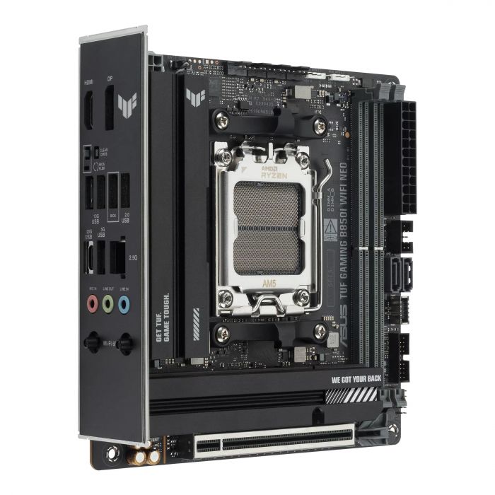 Материнcька плата ASUS TUF GAMING B850I WIFI NEO sAM5 B850 2xDDR5 M.2 HDMI DP Wi-Fi BT mITX