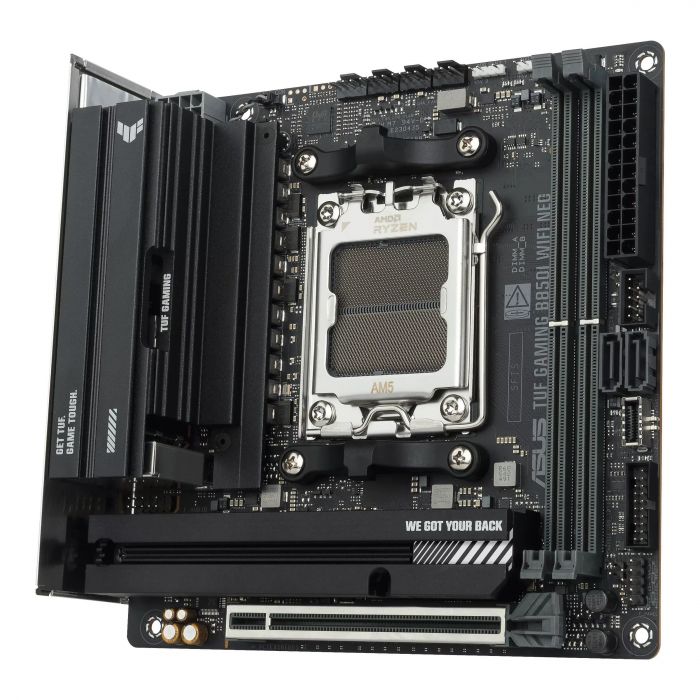 Материнcька плата ASUS TUF GAMING B850I WIFI NEO sAM5 B850 2xDDR5 M.2 HDMI DP Wi-Fi BT mITX