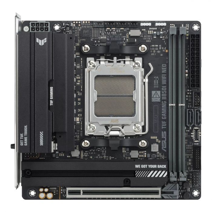 Материнcька плата ASUS TUF GAMING B850I WIFI NEO sAM5 B850 2xDDR5 M.2 HDMI DP Wi-Fi BT mITX
