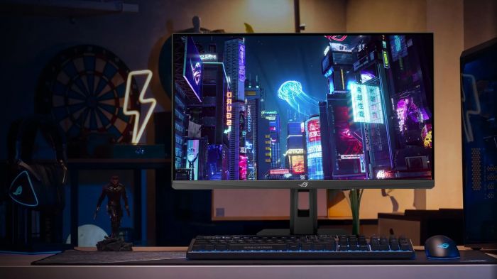 Монітор Asus 27" ROG Strix XG27ACSR HDMI, DP, USB-C, Audio, IPS, 2560x1440, 220Hz, 0.3ms, sRGB 133%, G-SYNC, FreeSync, Pivot, HDR400