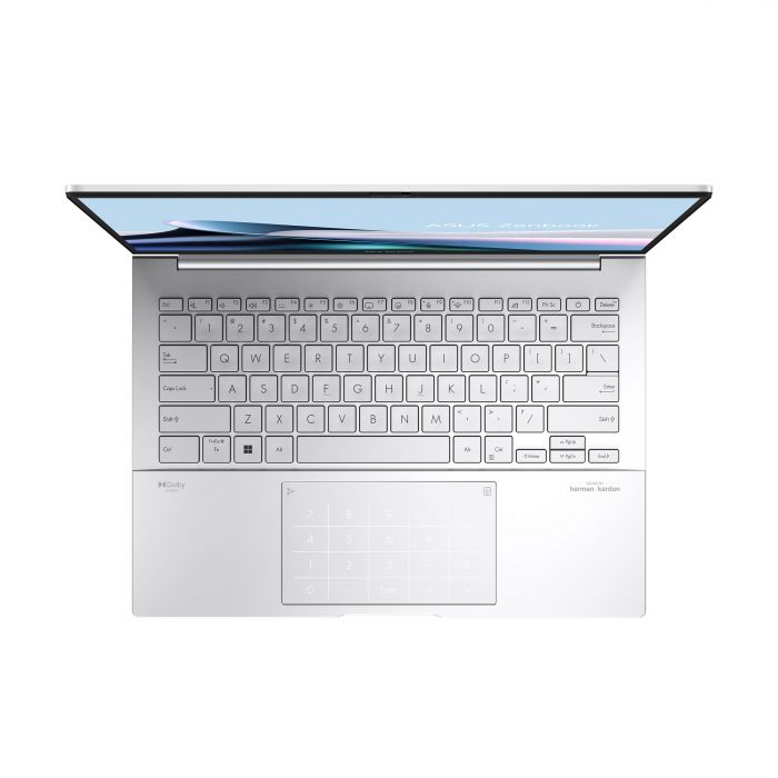 Ноутбук ASUS Zenbook 14 UX3405CA-ST782X 14" 3K OLED, Intel Ultra 9 285H, 32GB, F1TB, UMA, Win11P, Сріблястий