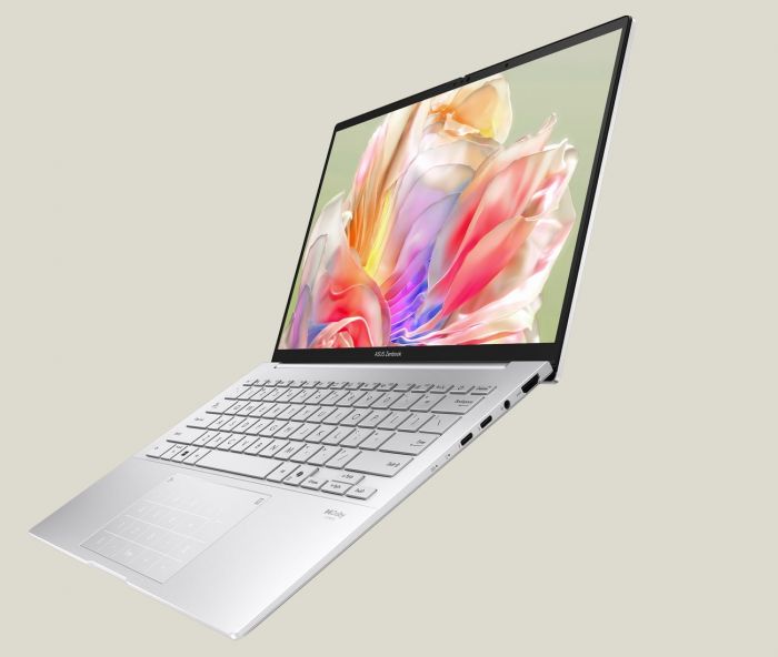 Ноутбук ASUS Zenbook 14 UX3405CA-QL291 14" WUXGA Touch OLED, Intel Ultra 9 285H, 32GB, F1TB, UMA, NoOS, Сріблястий