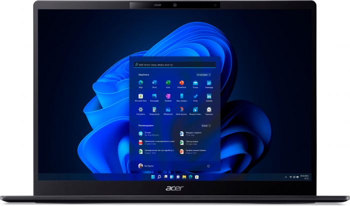 Ноутбук Acer TravelMate TMP614-54 14" 2.8K IPS, Intel U7-256V, 16GB, F1TB, UMA, Win11P, чорний