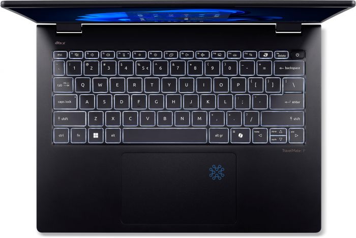 Ноутбук Acer TravelMate TMP614-54 14" 2.8K IPS, Intel U7-256V, 16GB, F1TB, UMA, Win11P, чорний