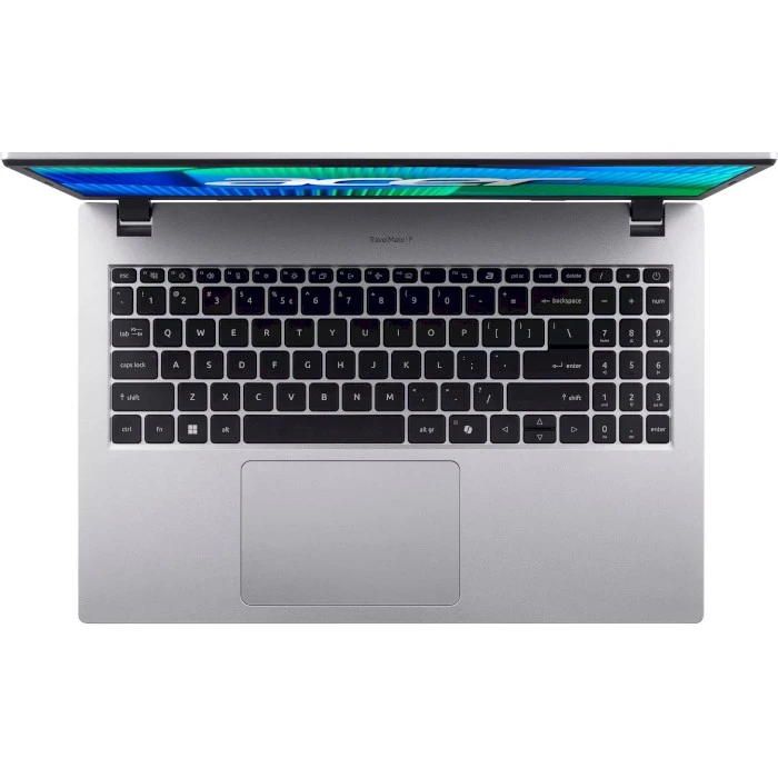 Ноутбук Acer TravelMate TMP215-55 15.6" FHD IPS, Intel 5-120U, 16GB, F512GB, UMA, Lin, сріблястий