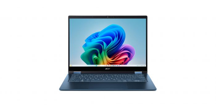 Ноутбук Acer Swift Spin 14 AI SFSP14-Q51T 14" WUXGA IPS Touch, Qualcomm X2E-78100, 16GB, F512GB, UMA, Win11, синій