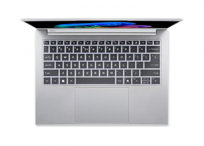 Ноутбук Acer Aspire 14 AI A14-I71M 14" WUXGA OLED, Intel U7-355, 16GB, F512GB, UMA, Win11, сріблястий