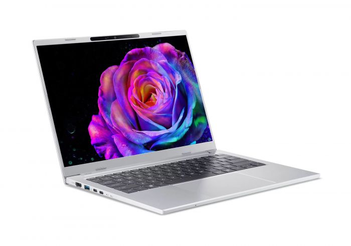 Ноутбук Acer Aspire 14 AI A14-I71M 14" WUXGA OLED, Intel U7-355, 16GB, F512GB, UMA, Win11, сріблястий