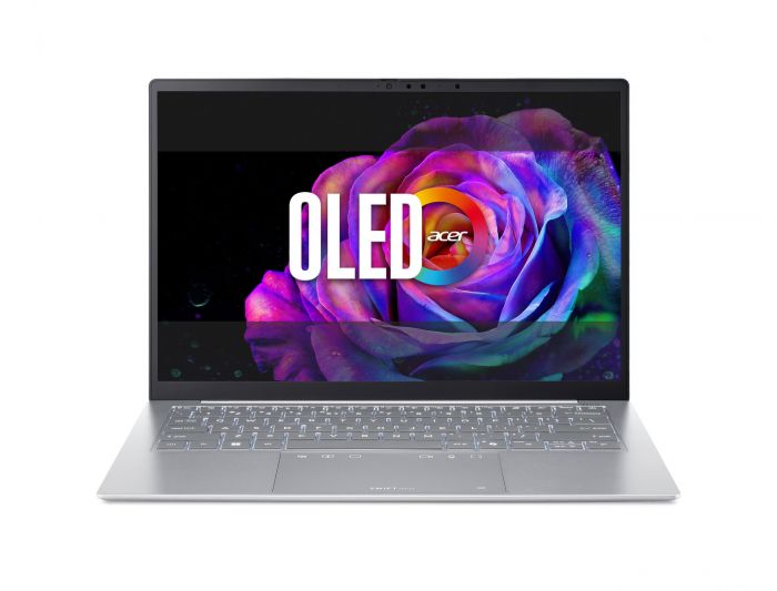 Ноутбук Acer Swift Edge 14 AI SFE14-I51 14" 2.8K OLED, Intel U9-386H, 16GB, F512GB, UMA, Win11, Calcite White