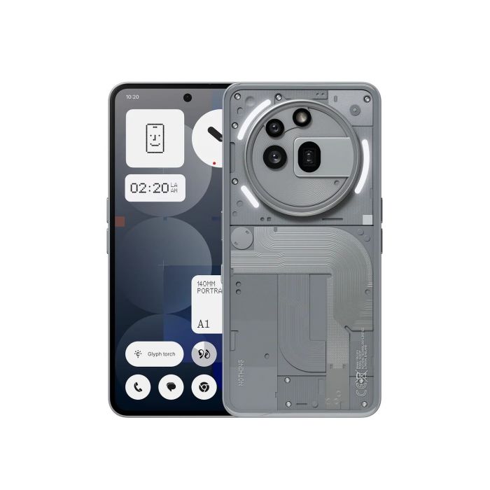 Смартфон Nothing Phone (3a) Pro 5G 6.77" 12/256ГБ, 2SIM, 5000мА•год, сірий