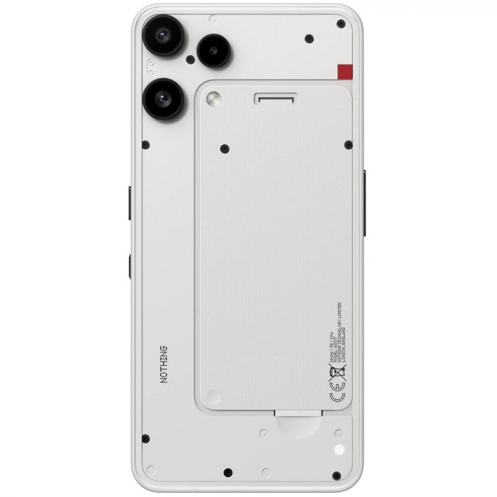 Смартфон Nothing Phone (3a) Lite 5G 6.77" 8/128ГБ, 2SIM, 5000мА•год, білий
