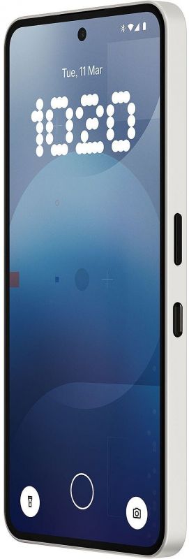Смартфон Nothing Phone (3a) 5G 6.77" 8/128ГБ, 2SIM, 5000мА•год, білий
